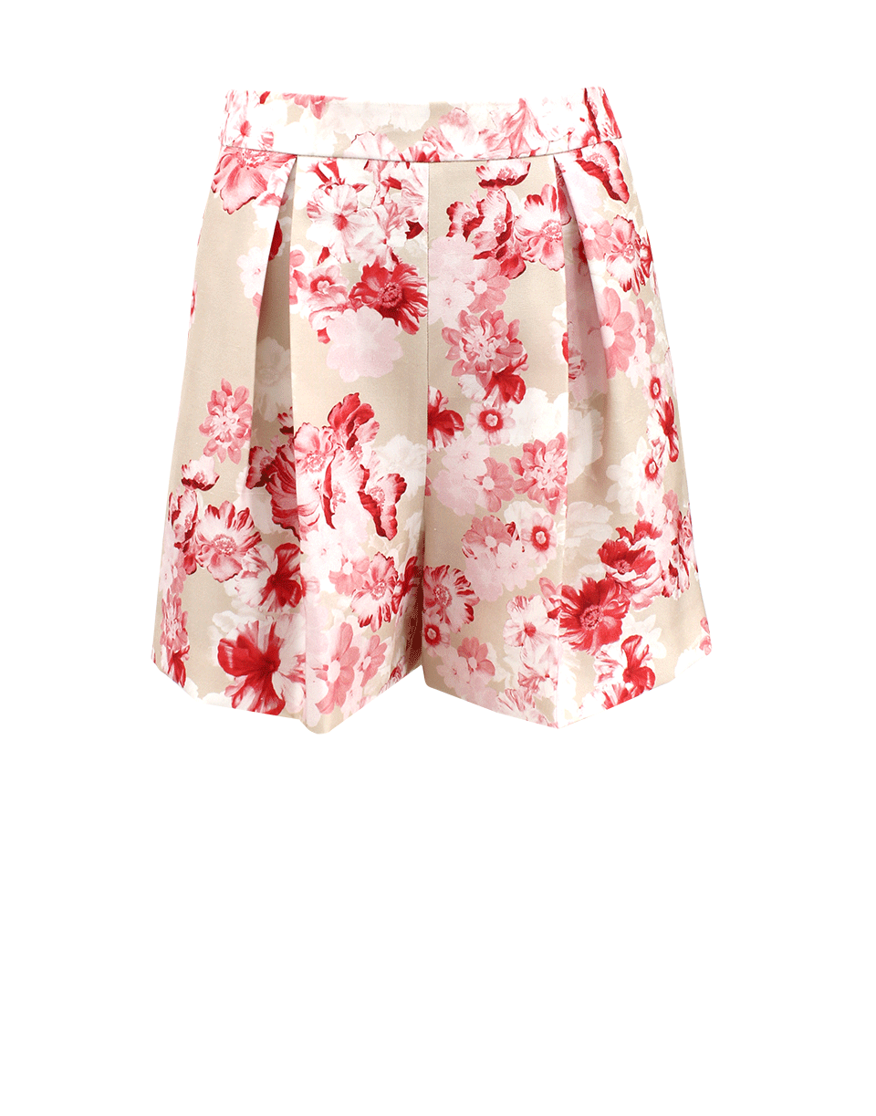 GIAMBATTISTA VALLI-Pleat Front Floral Short-