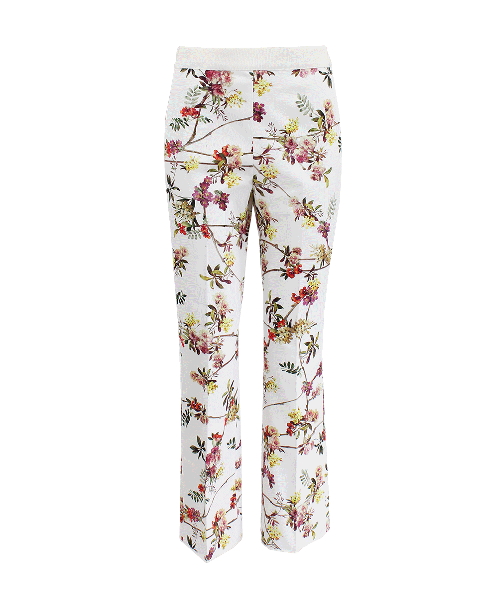GIAMBATTISTA VALLI-High Waist Floral Pant-