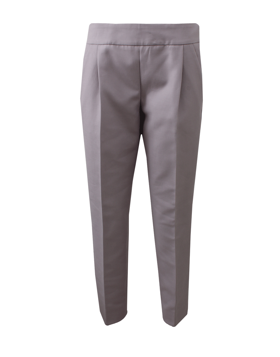 GIAMBATTISTA VALLI-Side Zip Cropped Pant-LILAC