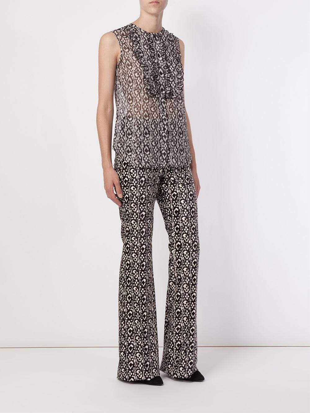 GIAMBATTISTA VALLI-Tribal Wide Leg Pant-