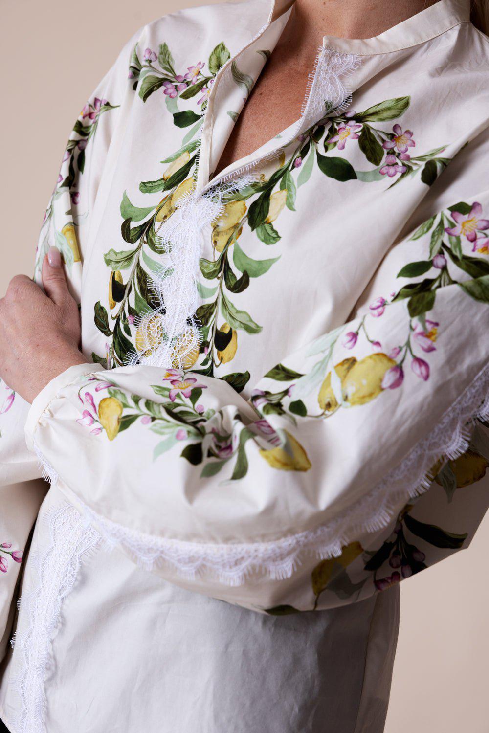 GIAMBATTISTA VALLI-Printed Poplin Blouse-