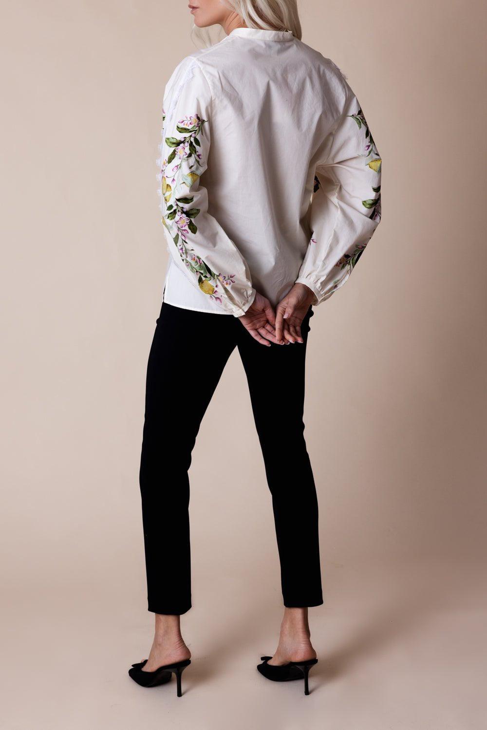 GIAMBATTISTA VALLI-Printed Poplin Blouse-