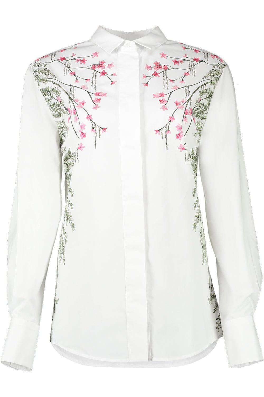 GIAMBATTISTA VALLI-Willow Print Blouse-
