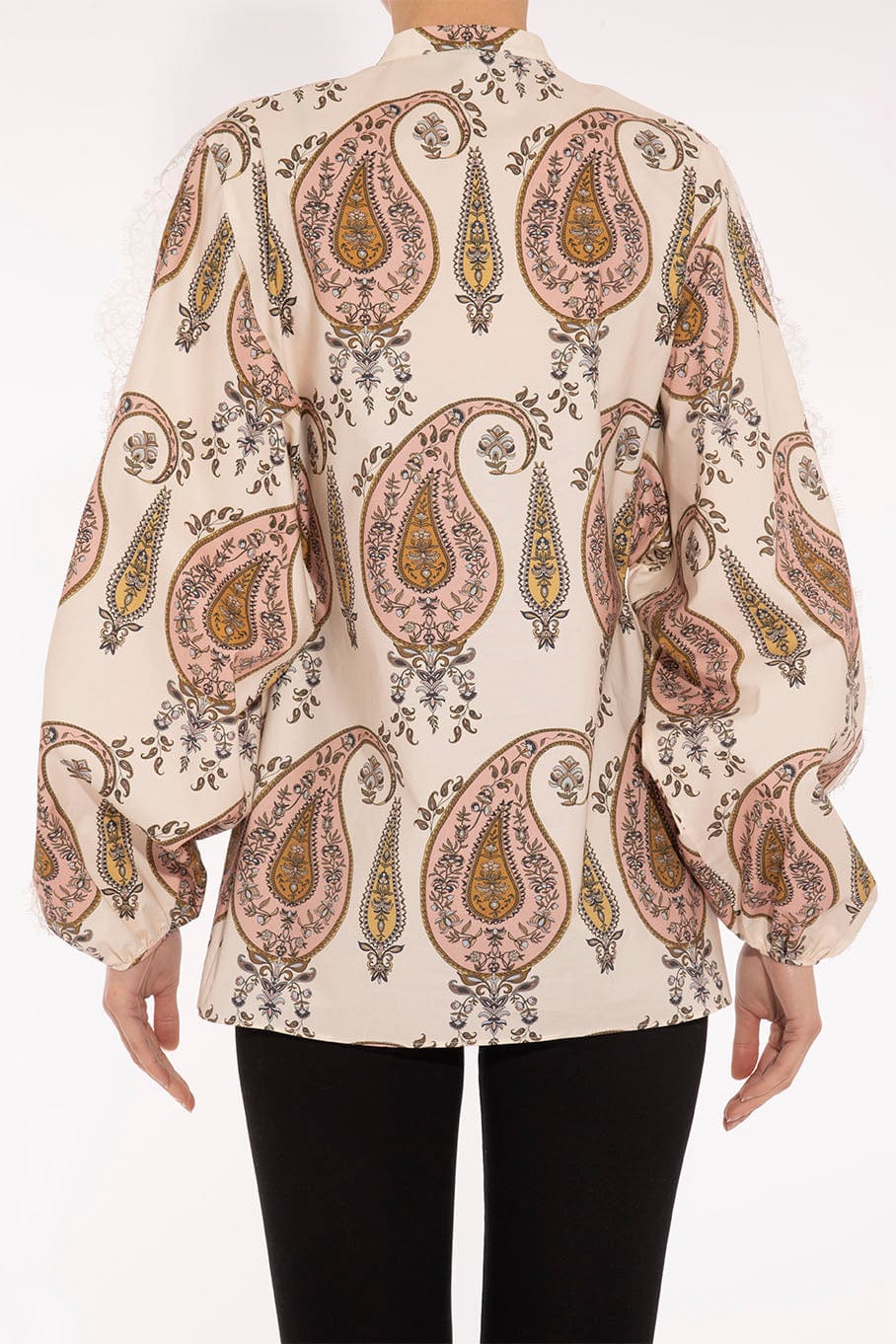 GIAMBATTISTA VALLI-Paisley Printed Long Sleeve Blouse-
