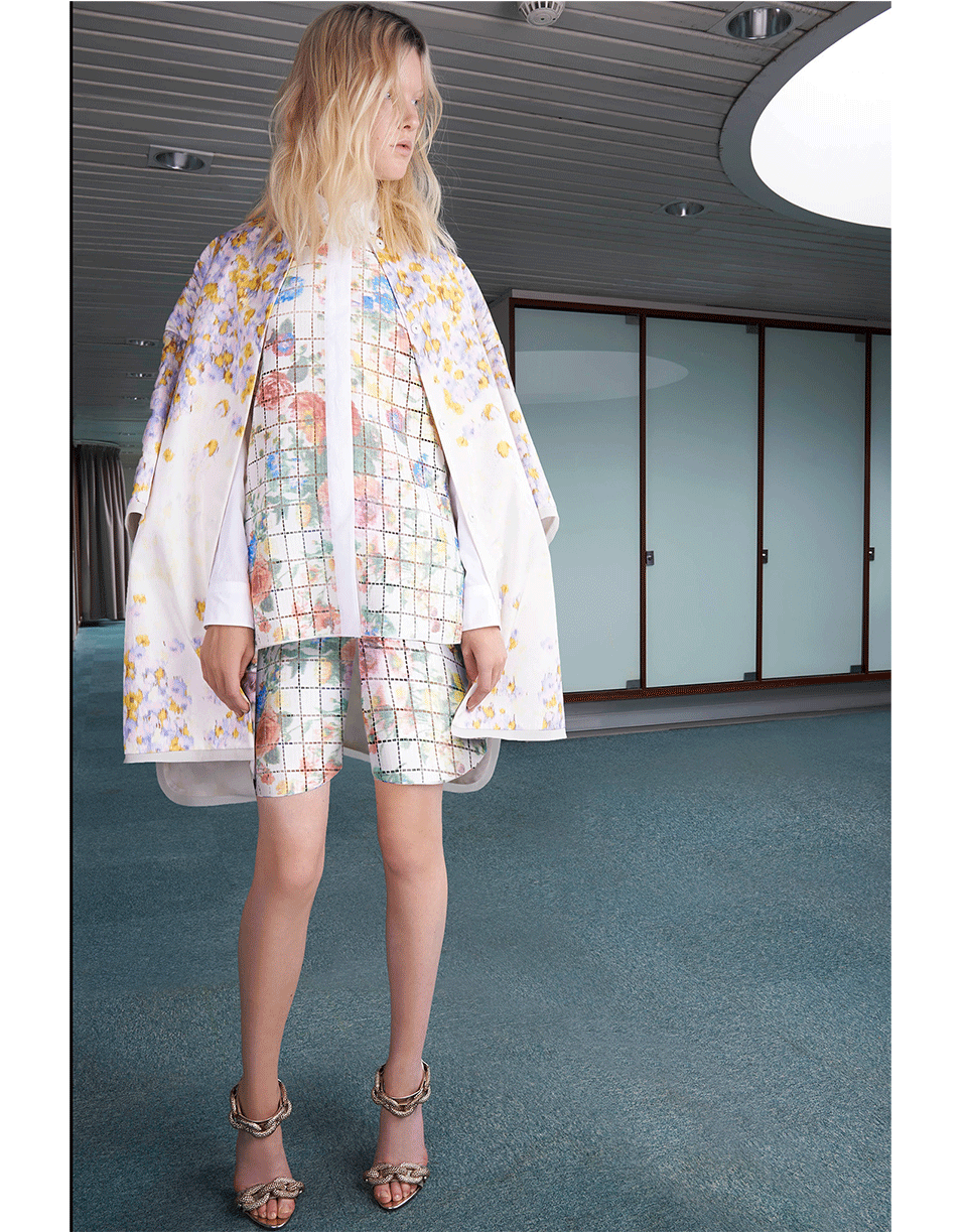 GIAMBATTISTA VALLI-Floral Print Button Down Blouse-