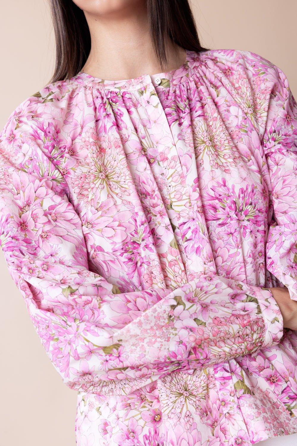 GIAMBATTISTA VALLI-Tie Waist Blouse-