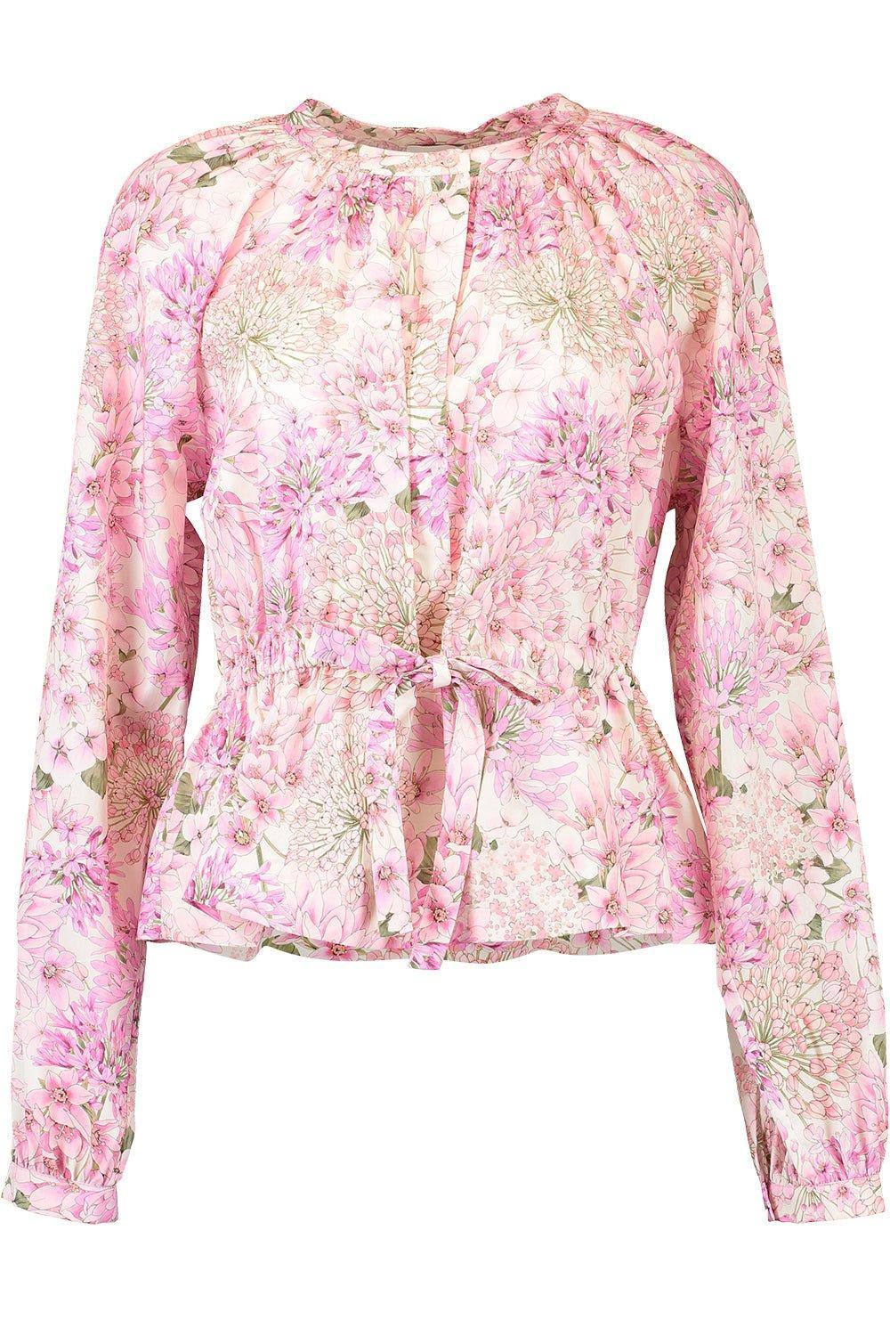GIAMBATTISTA VALLI-Tie Waist Blouse-