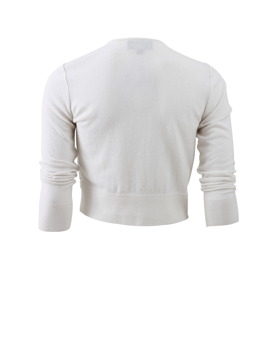 GIAMBATTISTA VALLI-Floral Macrame Cardigan-