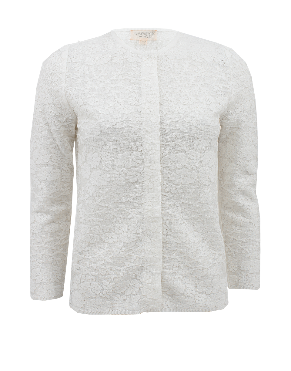 GIAMBATTISTA VALLI-Long Sleeve Crewneck Cardigan-