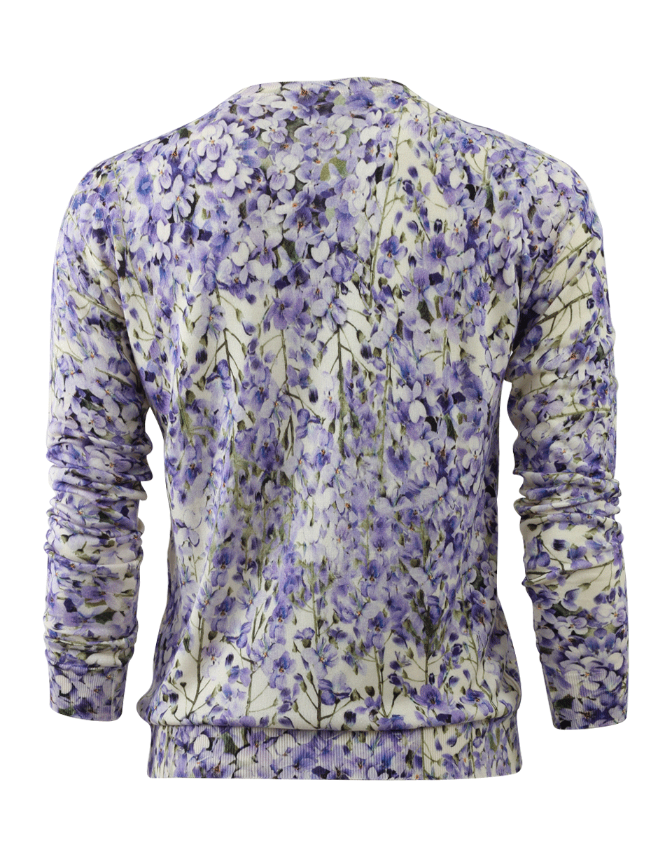 GIAMBATTISTA VALLI-Wisteria Print Cardigan-