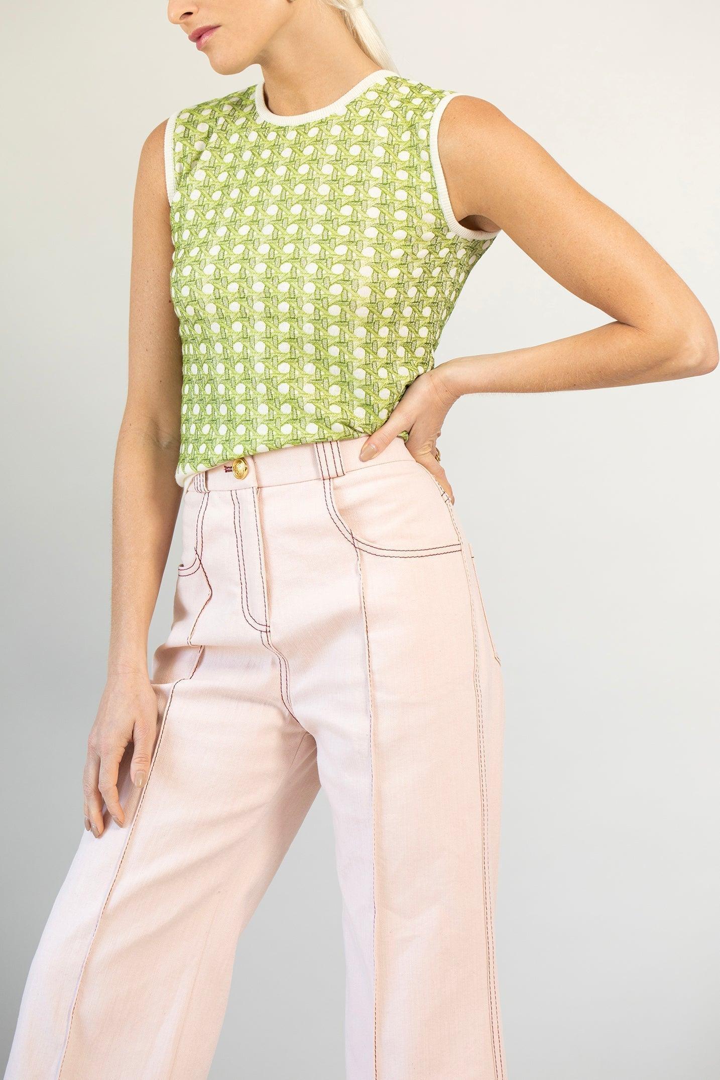 GIAMBATTISTA VALLI-Embroidered Knit Top-