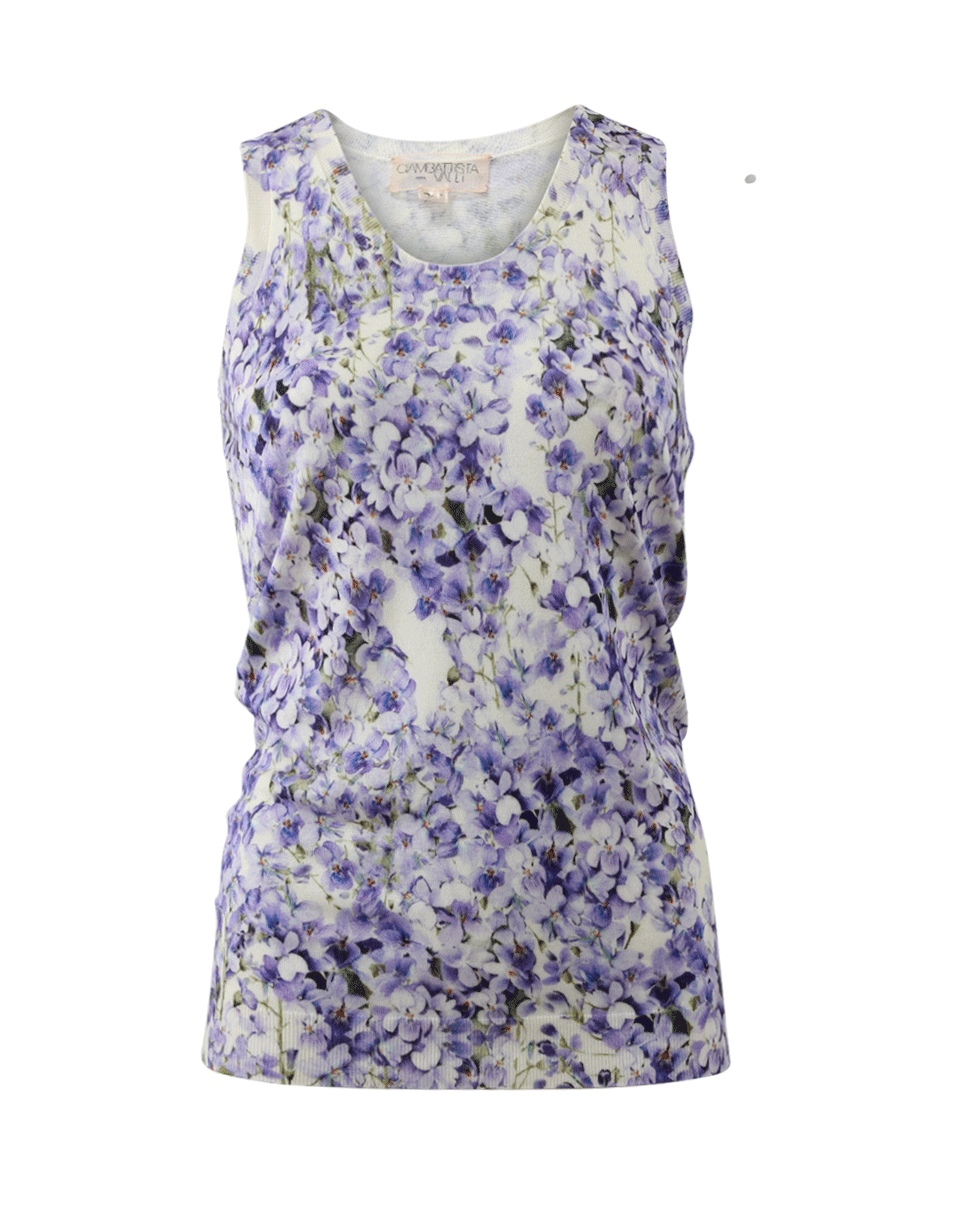 GIAMBATTISTA VALLI-Wisteria Print Shell-