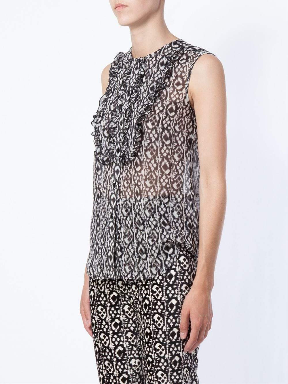 GIAMBATTISTA VALLI-Tribal Print Top-