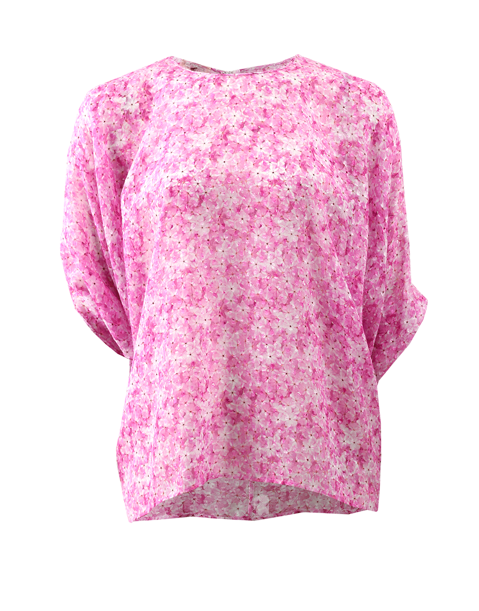 GIAMBATTISTA VALLI-Batwing Floral Print Top-
