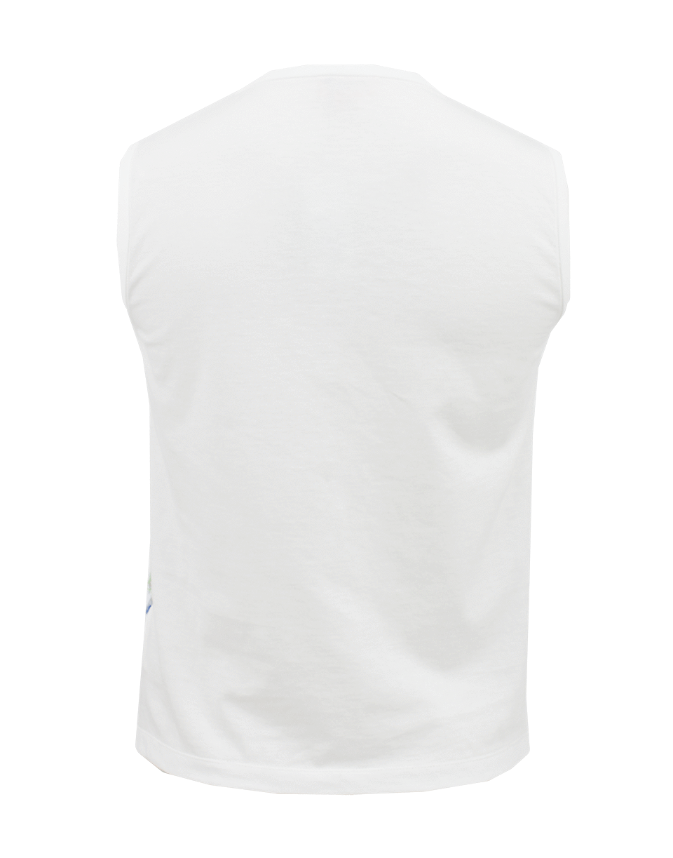 GIAMBATTISTA VALLI-Sleeveless Floral Embroidered Tank-