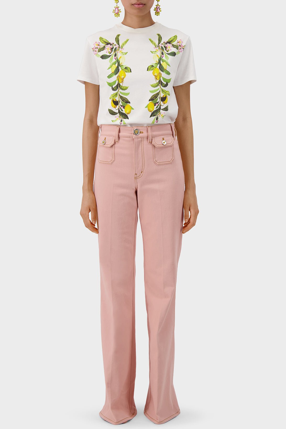 GIAMBATTISTA VALLI-Printed Top-