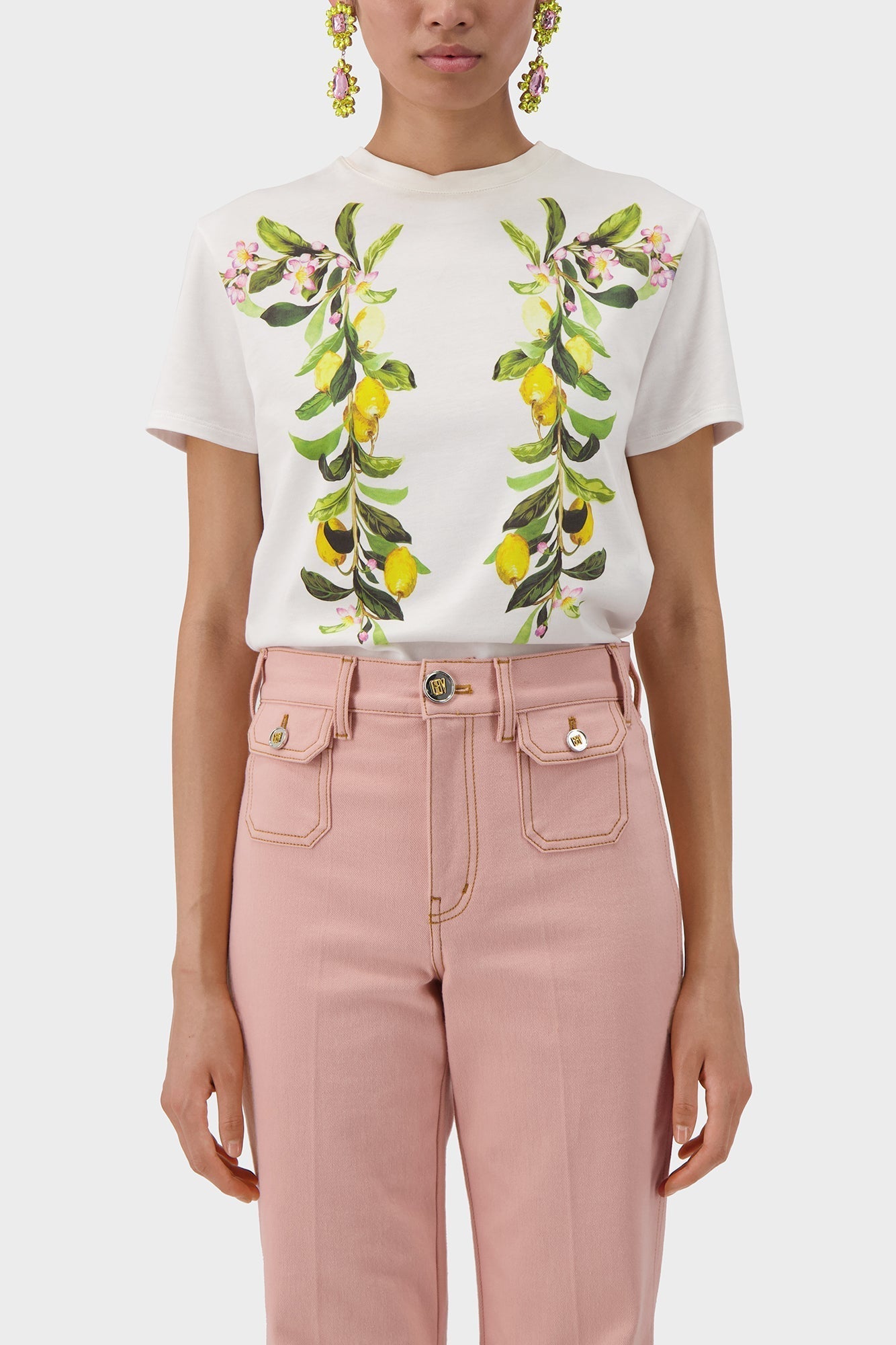 GIAMBATTISTA VALLI-Printed Top-