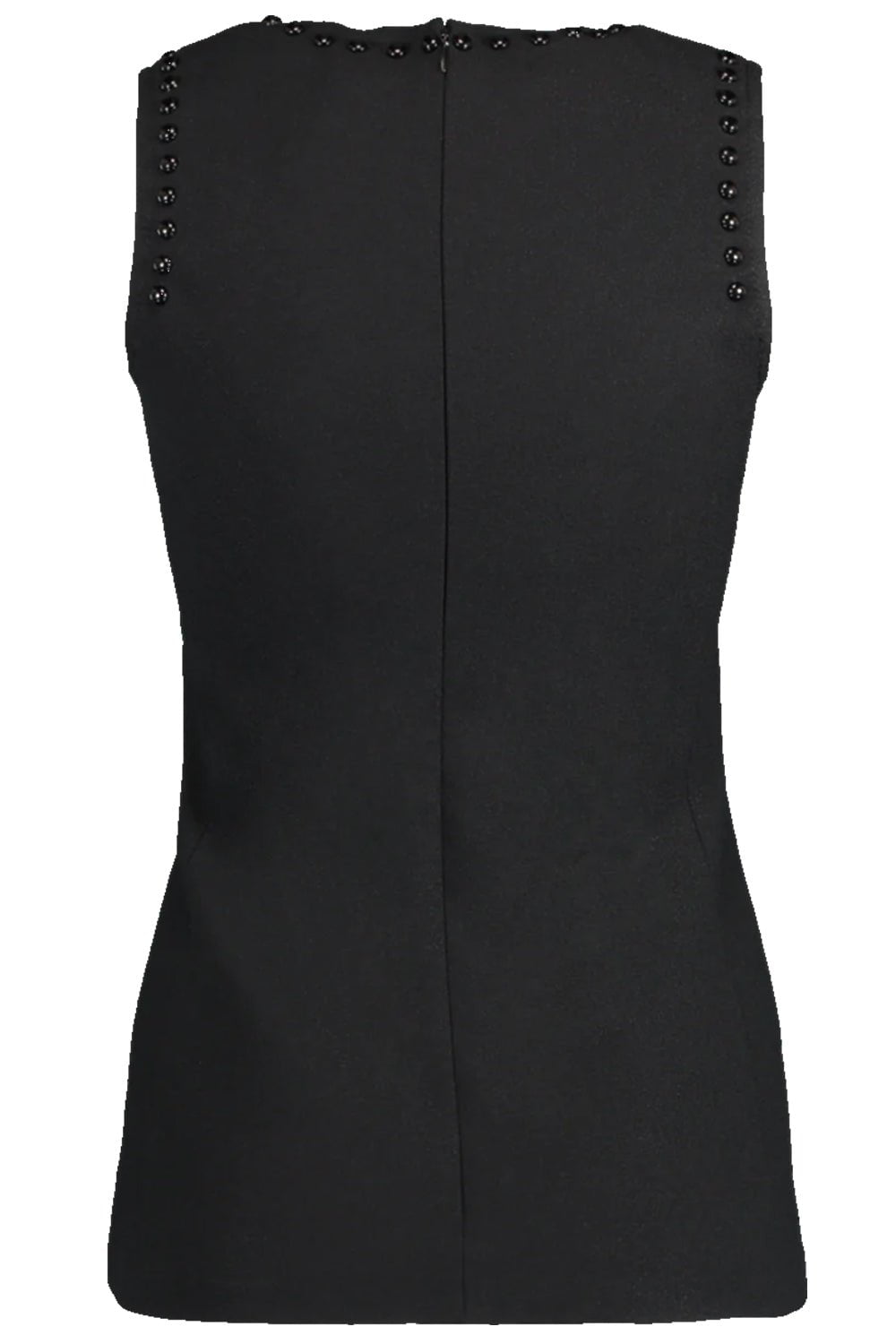GIAMBATTISTA VALLI-Scoopneck Studded Tank-