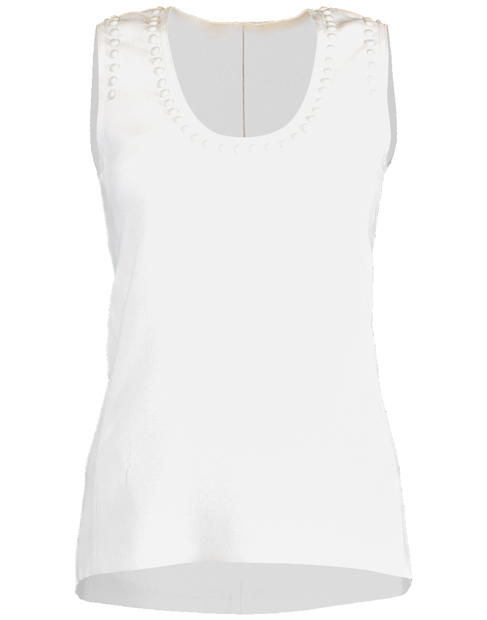 GIAMBATTISTA VALLI-Scoopneck Studded Tank-