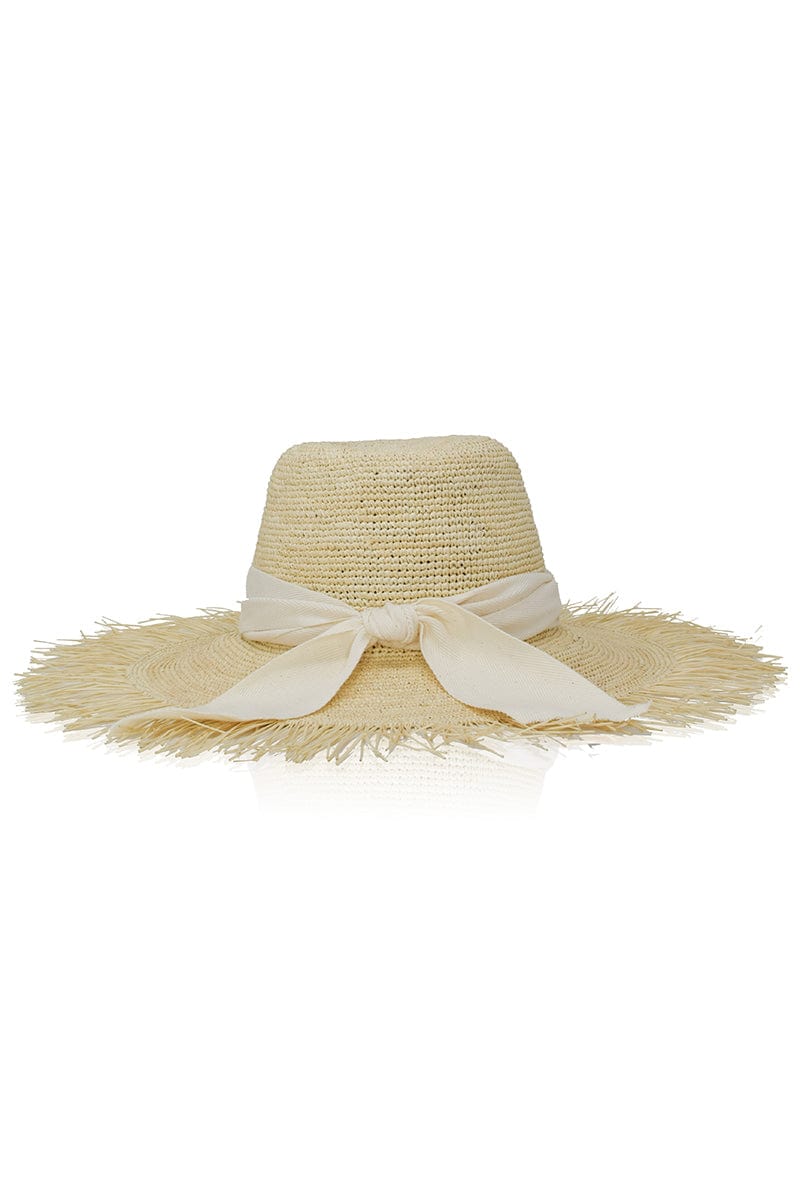 GIGI BURRIS MILLINERY-Astrid Panama Straw Hat - Natural-