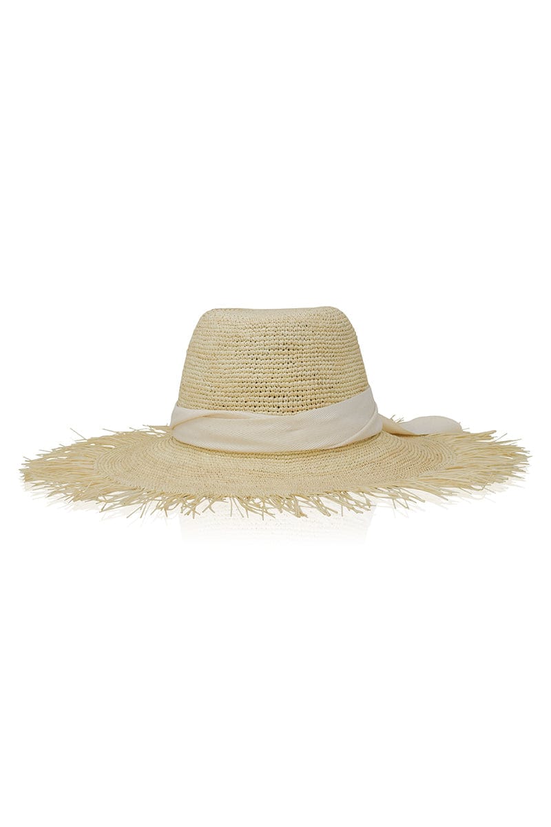 GIGI BURRIS MILLINERY-Astrid Panama Straw Hat - Natural-