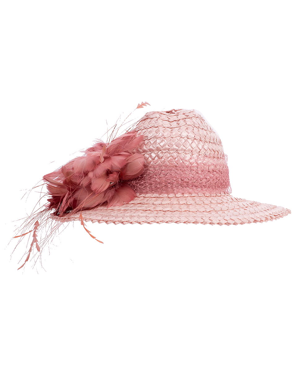 GIGI BURRIS MILLINERY-Toque Feathers & Peacock Flute Hat-PECAN