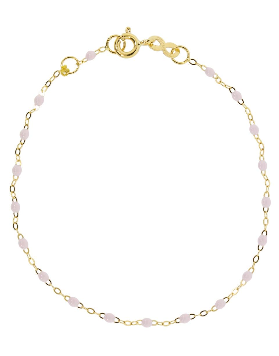 GIGI CLOZEAU-Baby Pink Bead Classic Gigi Bracelet-BABYPINK