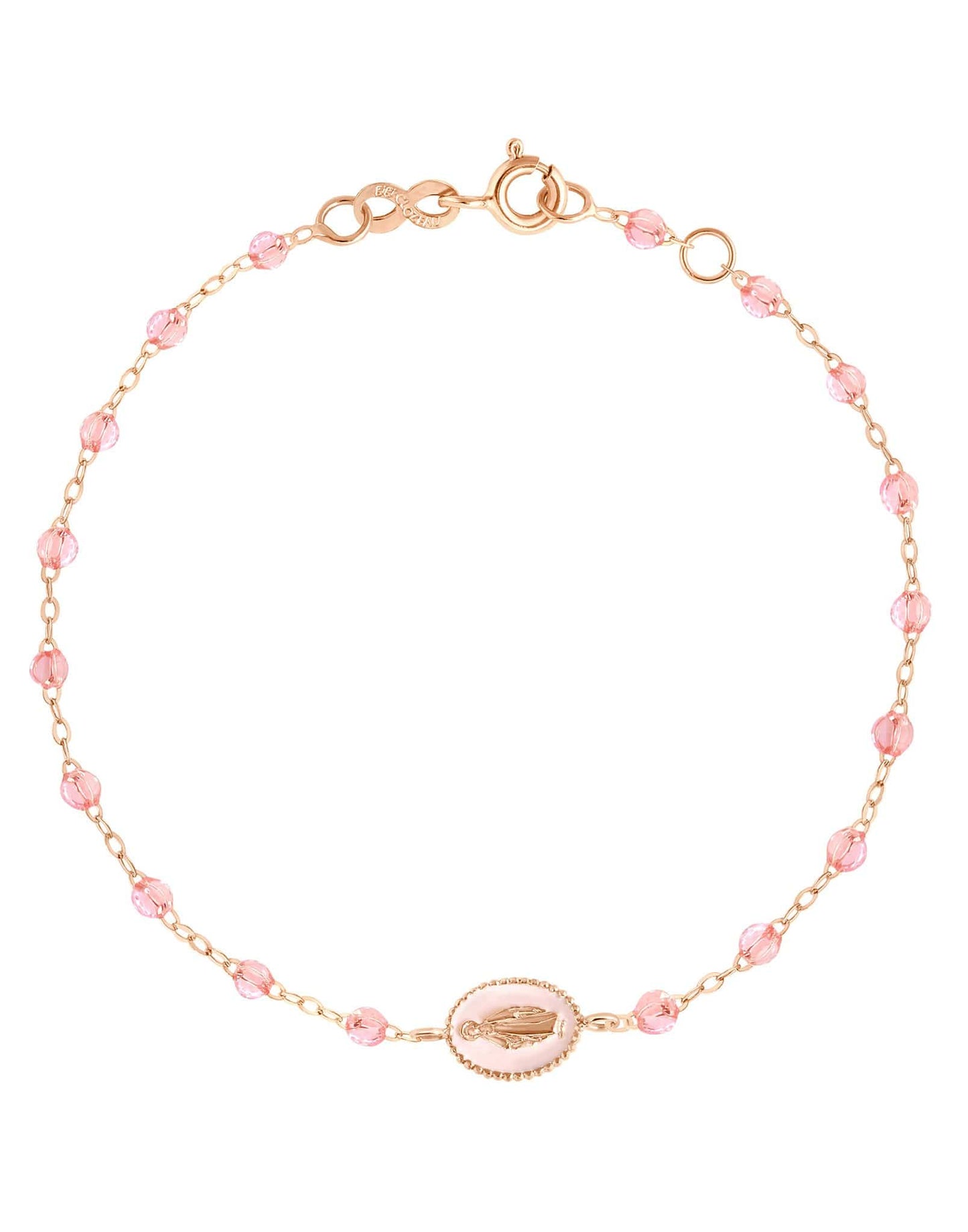 GIGI CLOZEAU-Madone Charm Classic Gigi Bracelet - 6.7in - Rose-RG/ROSE