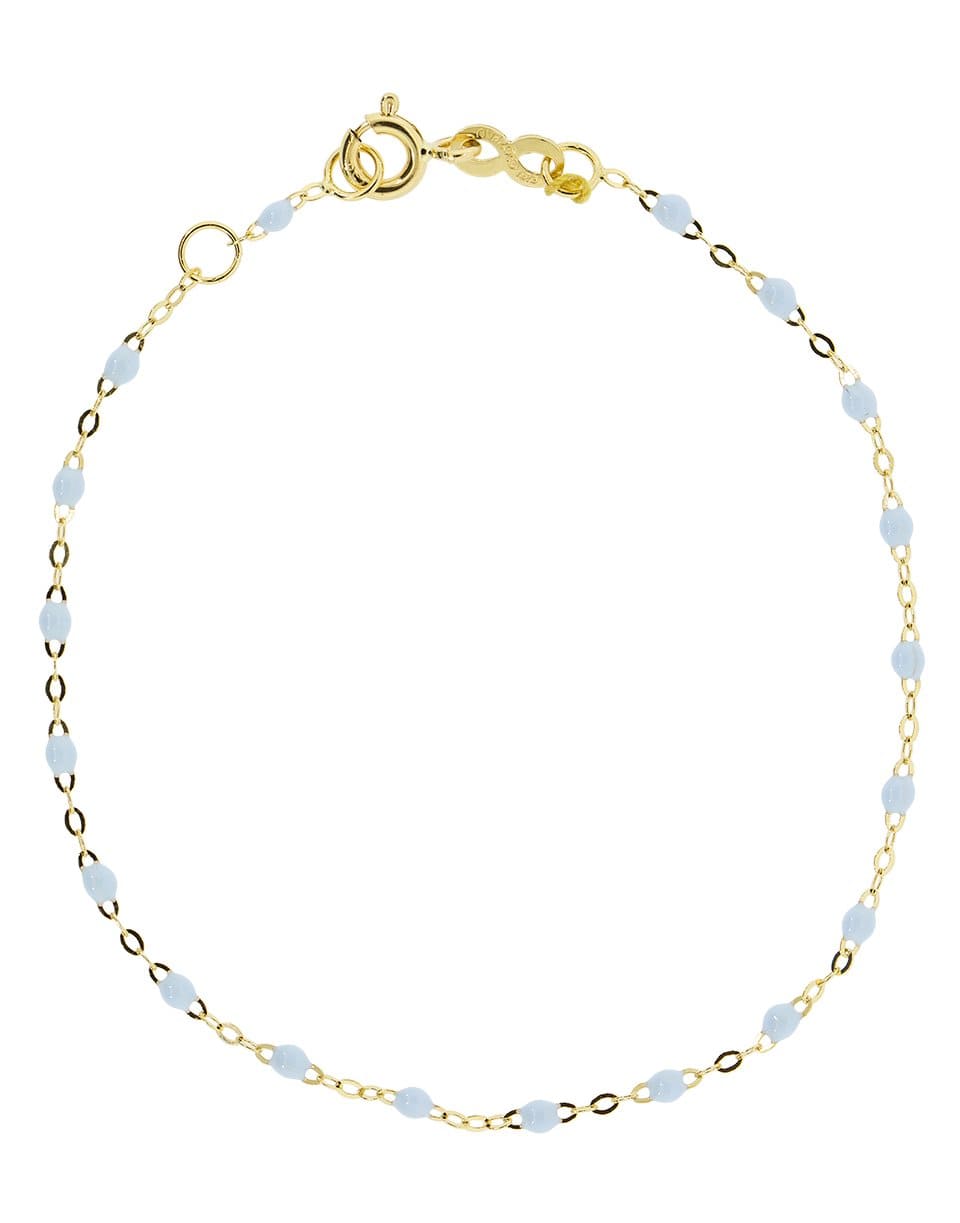 GIGI CLOZEAU-Classic Gigi Bracelet - 6.7in - Baby Blue-YG/BBLU