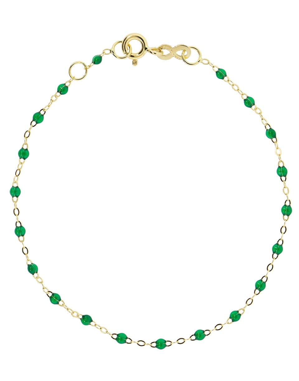 GIGI CLOZEAU-Classic Gigi Bracelet - 6.7in - Emerald-YG/EMRLD