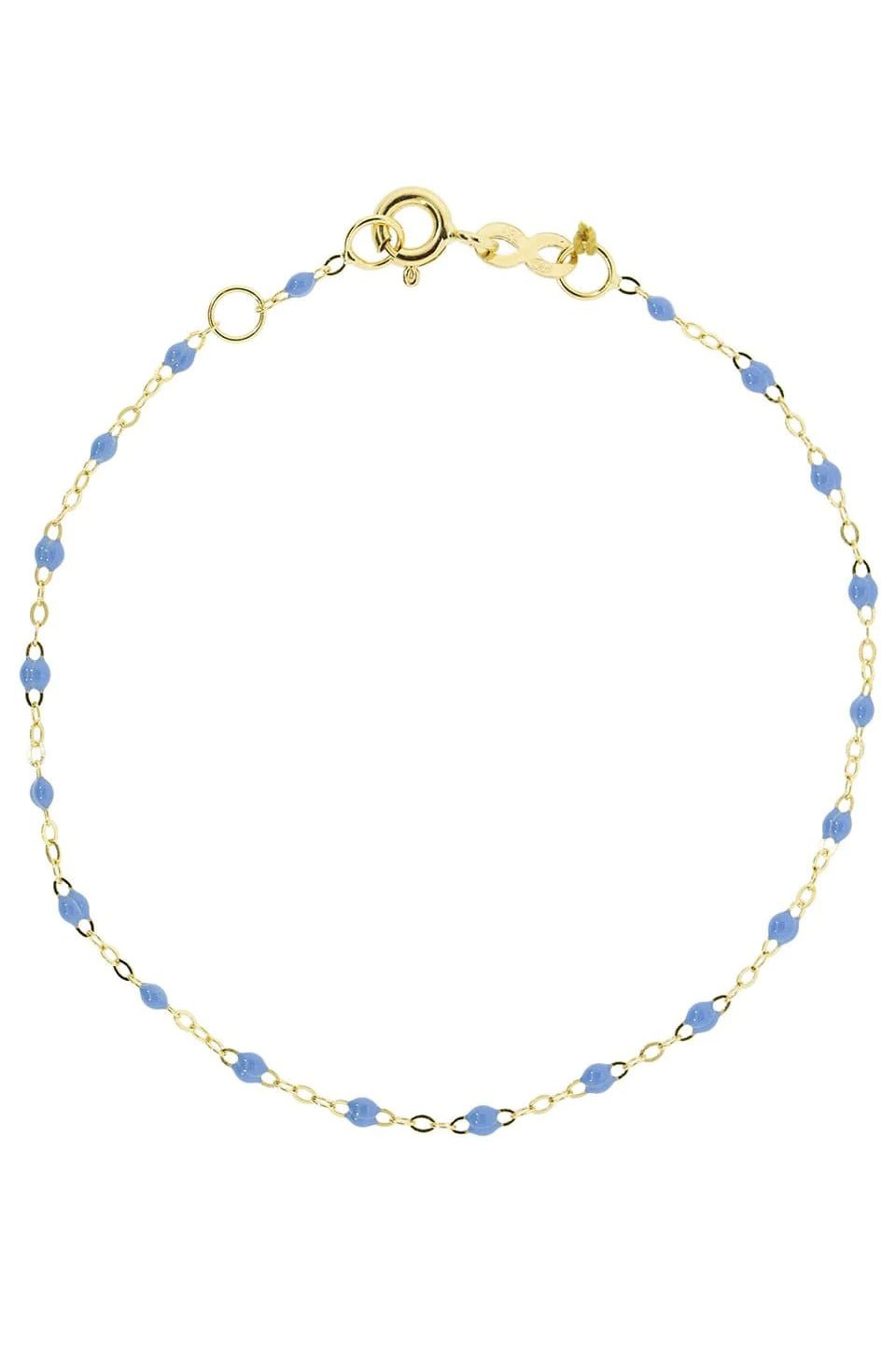 GIGI CLOZEAU-Classic Gigi Bracelet - 6.7in - Sky-YG/SKY
