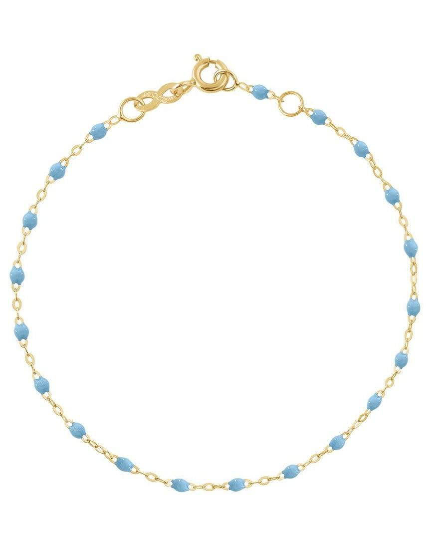GIGI CLOZEAU-Classic Gigi Bracelet - 6.7in - Turquoise-YG/TURQ