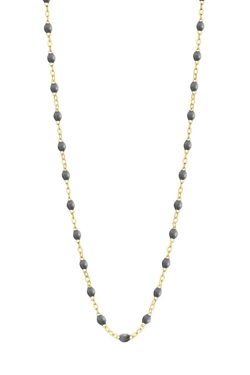 GIGI CLOZEAU-Classic Gigi Necklace - 16.5in - Grey-GREY
