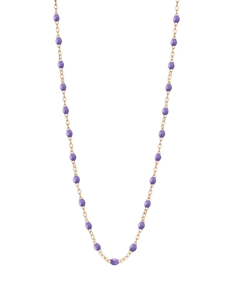 GIGI CLOZEAU-Classic Gigi Necklace - 16.5in - Mauve-MAUVE