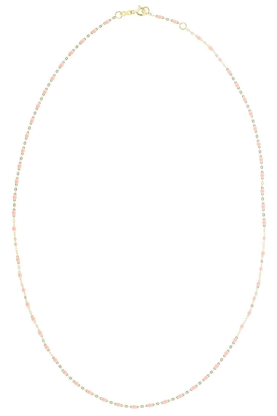 GIGI CLOZEAU-Classic Gigi Necklace - 16.5in - Baby Pink-