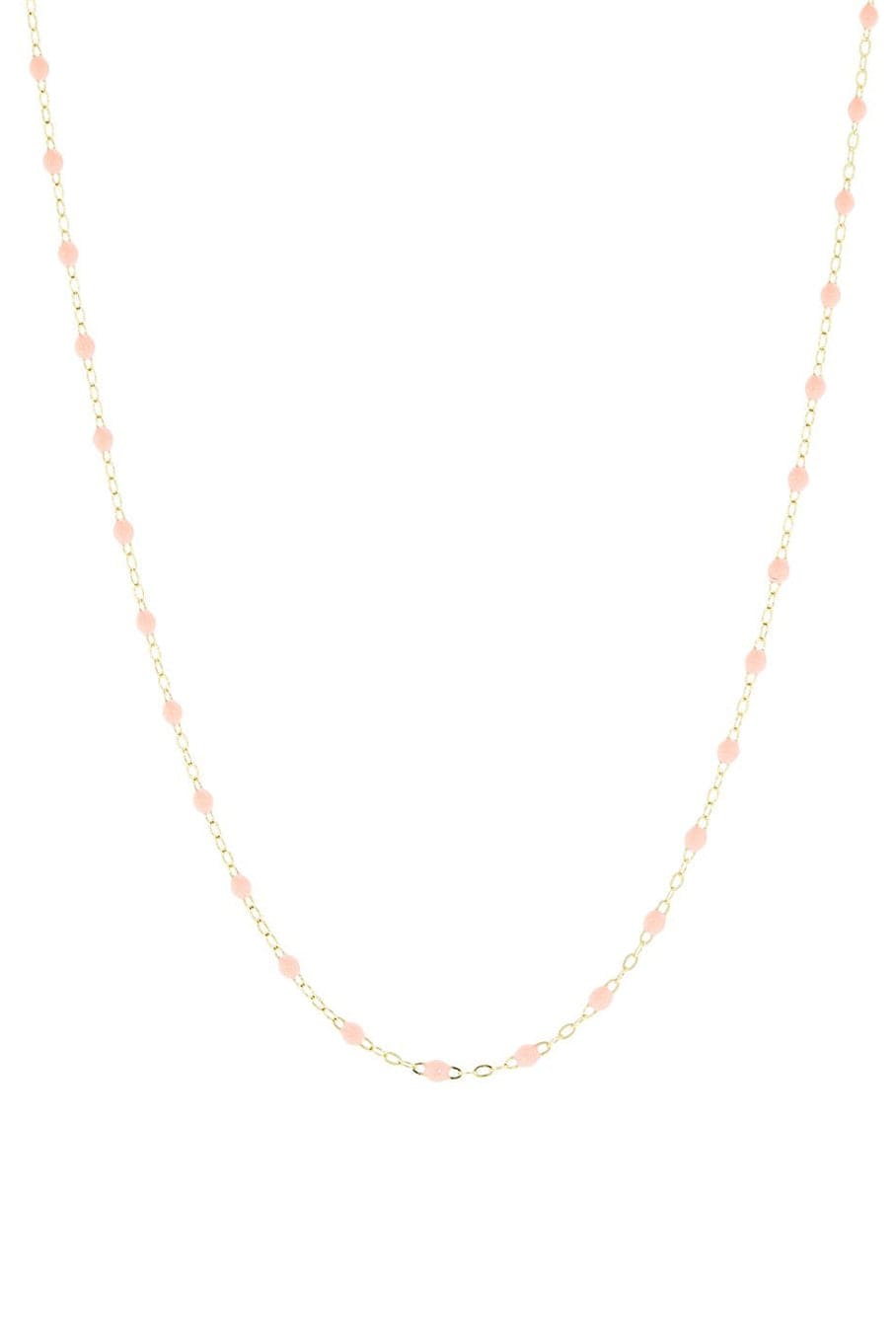 GIGI CLOZEAU-Classic Gigi Necklace - 16.5in - Baby Pink-