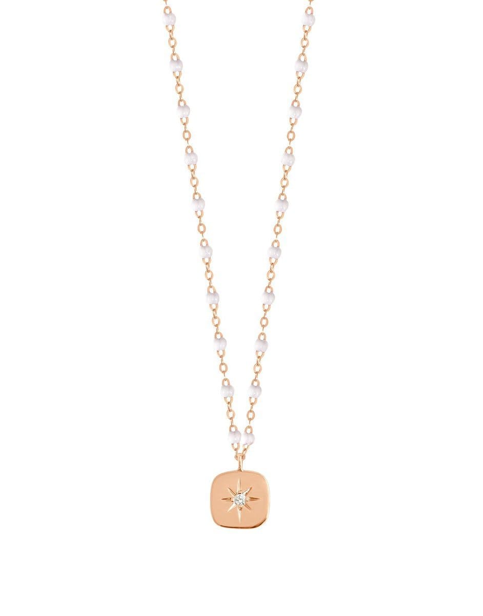 GIGI CLOZEAU-White Miss Gigi Necklace-RG-WHT