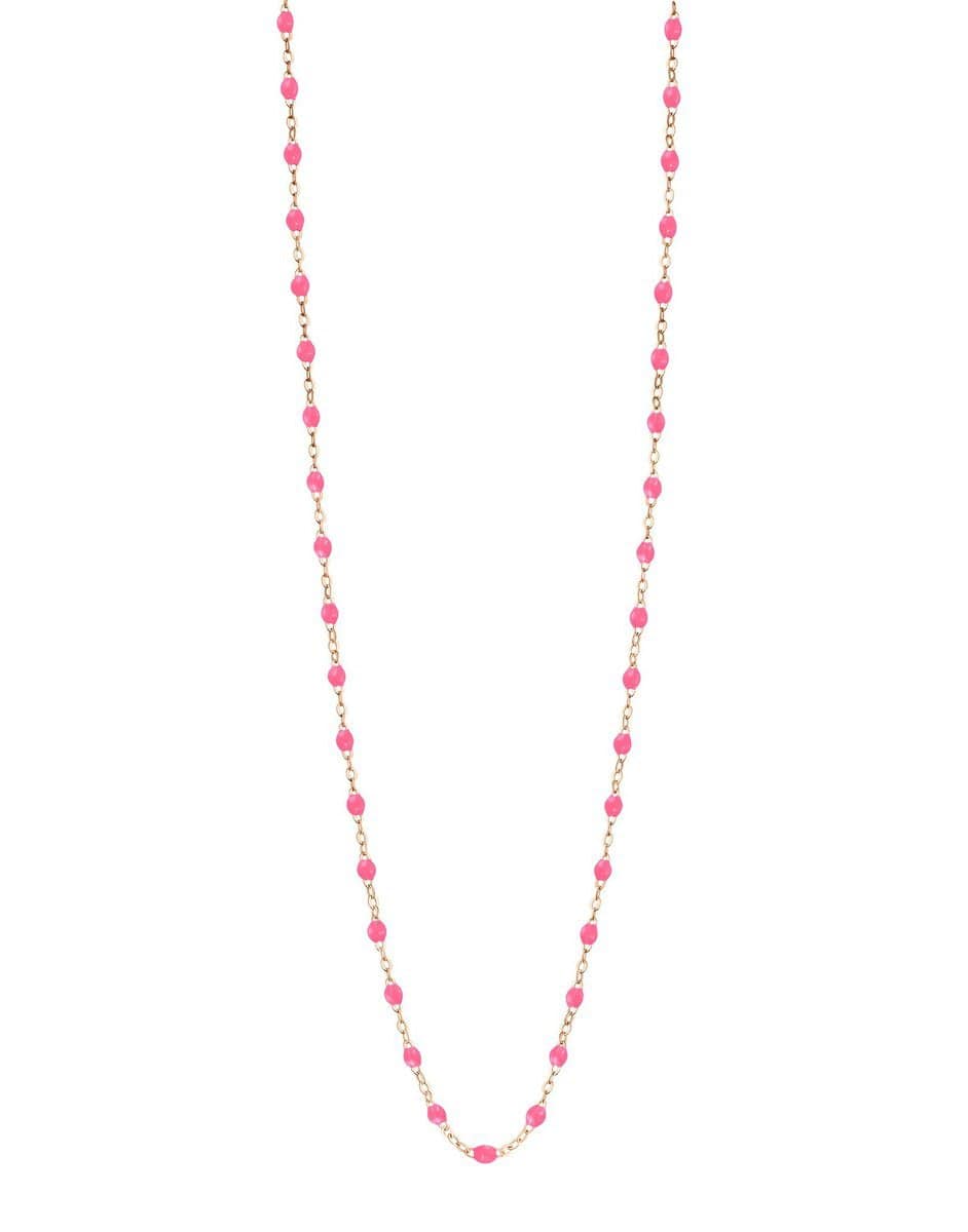 GIGI CLOZEAU-Classic Gigi Sautoir Necklace - 23.6in - Pink-RG-PINK