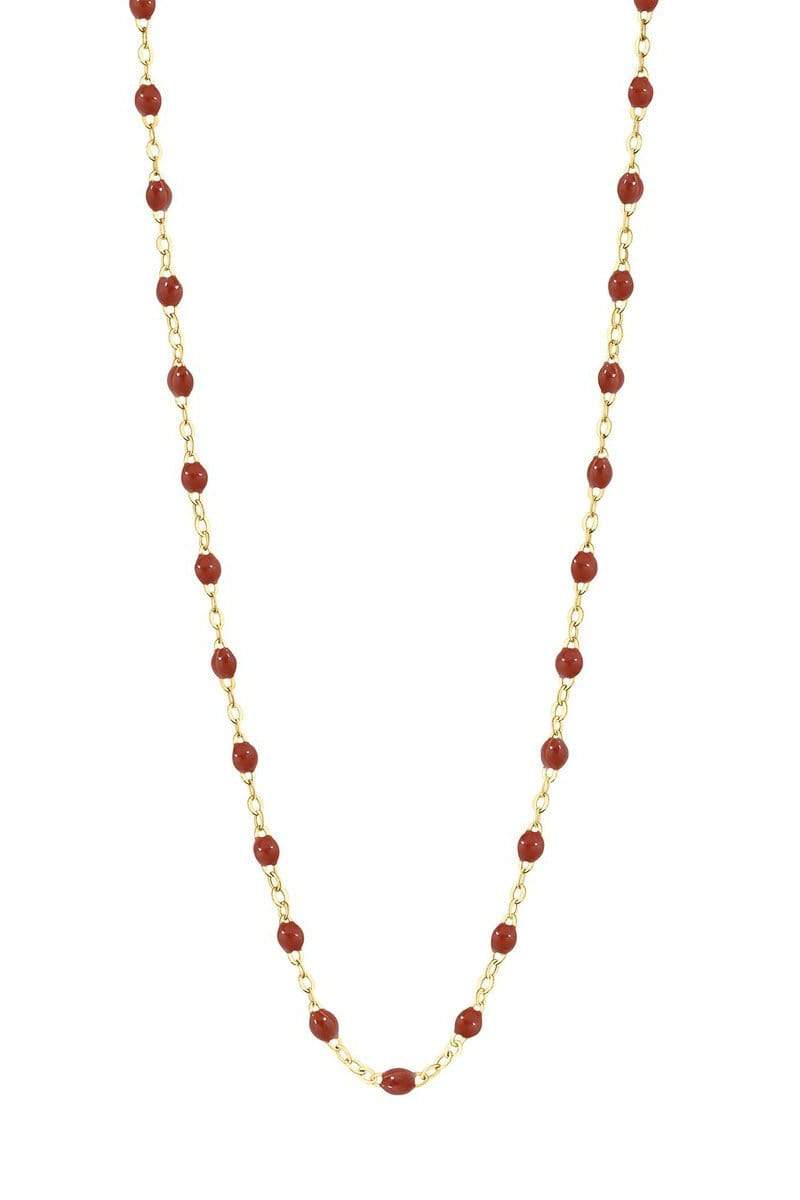 GIGI CLOZEAU-Classic Gigi Necklace - 16.5in - Rust-RUST