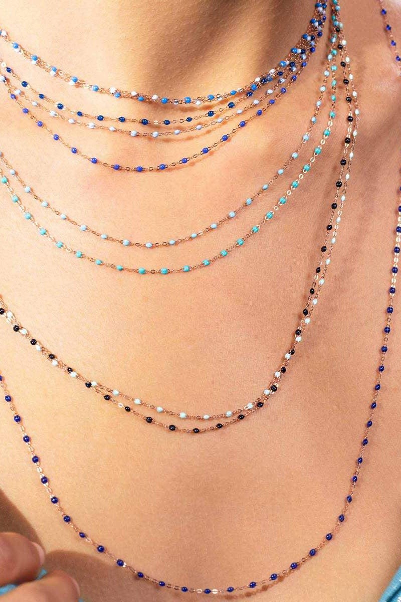 GIGI CLOZEAU-Classic Gigi Necklace - 19.7in - Turquoise Green-TURQ
