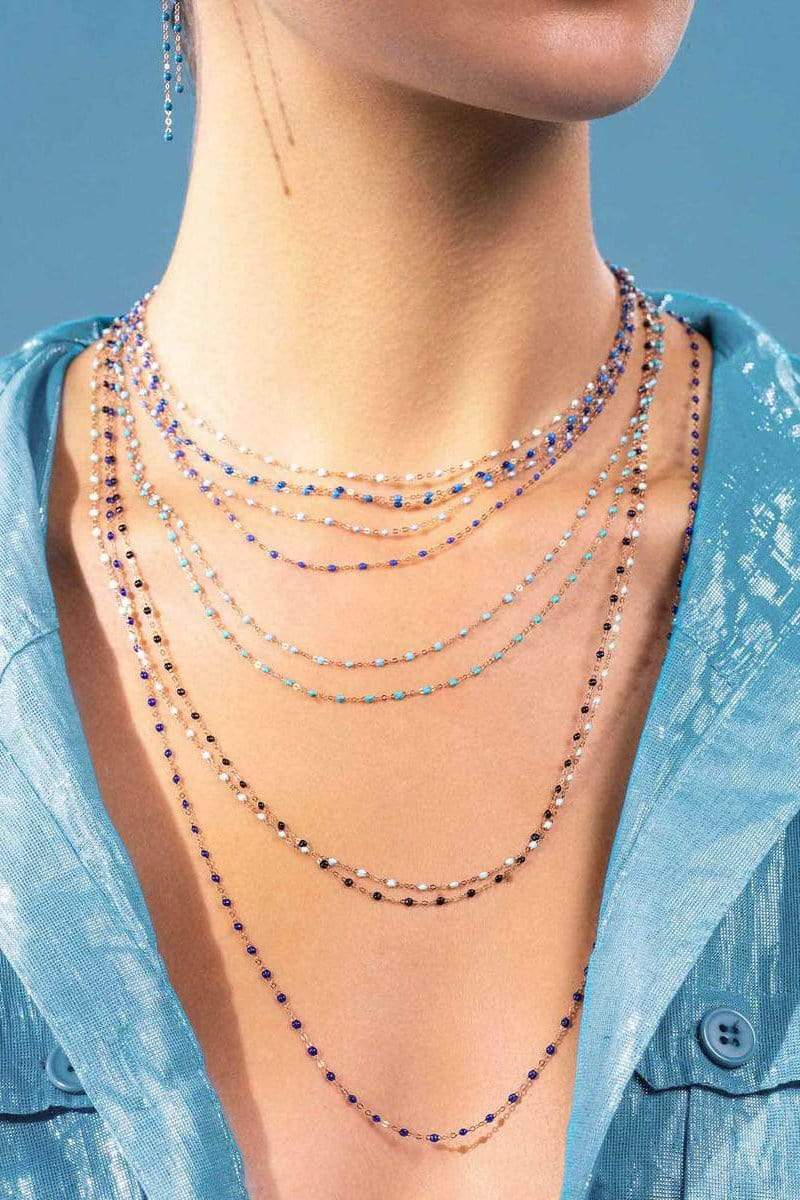 GIGI CLOZEAU-Classic Gigi Necklace - 16.5in - Anis-YG/ANIS