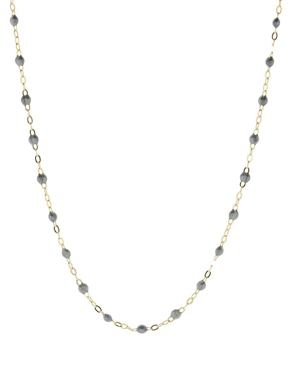 GIGI CLOZEAU-Silver Bead Classic Gigi 20in Necklace-YG/SLVR