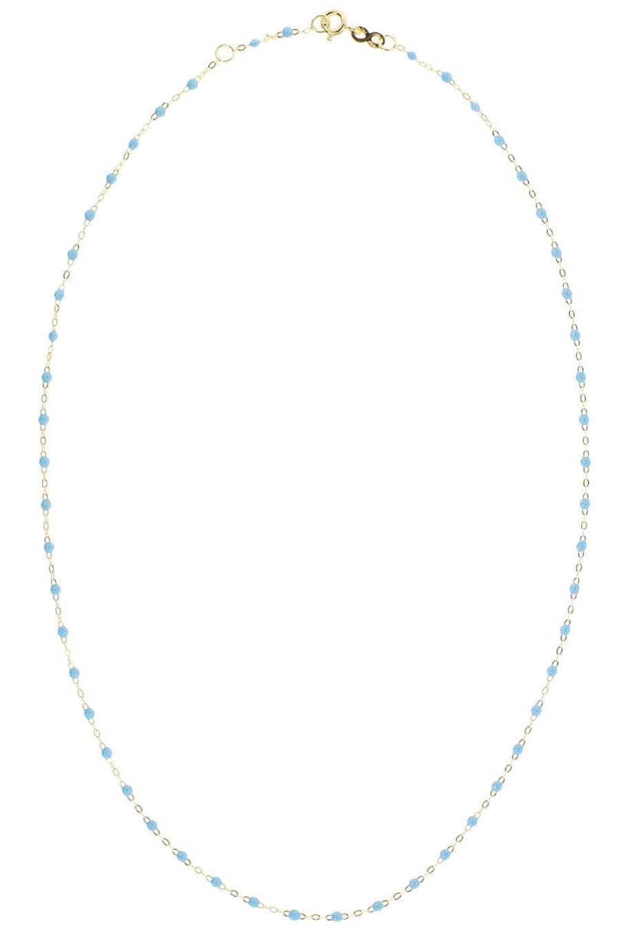 GIGI CLOZEAU-Classic Gigi Necklace - 16.5in - Turquoise-YG/TURQ