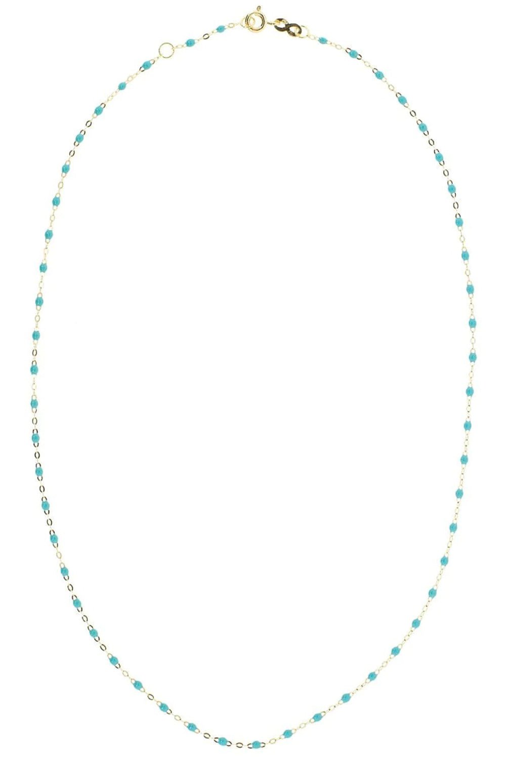 GIGI CLOZEAU-Classic Gigi Necklace - 16.5in - Turquoise Green-YG/TURQG