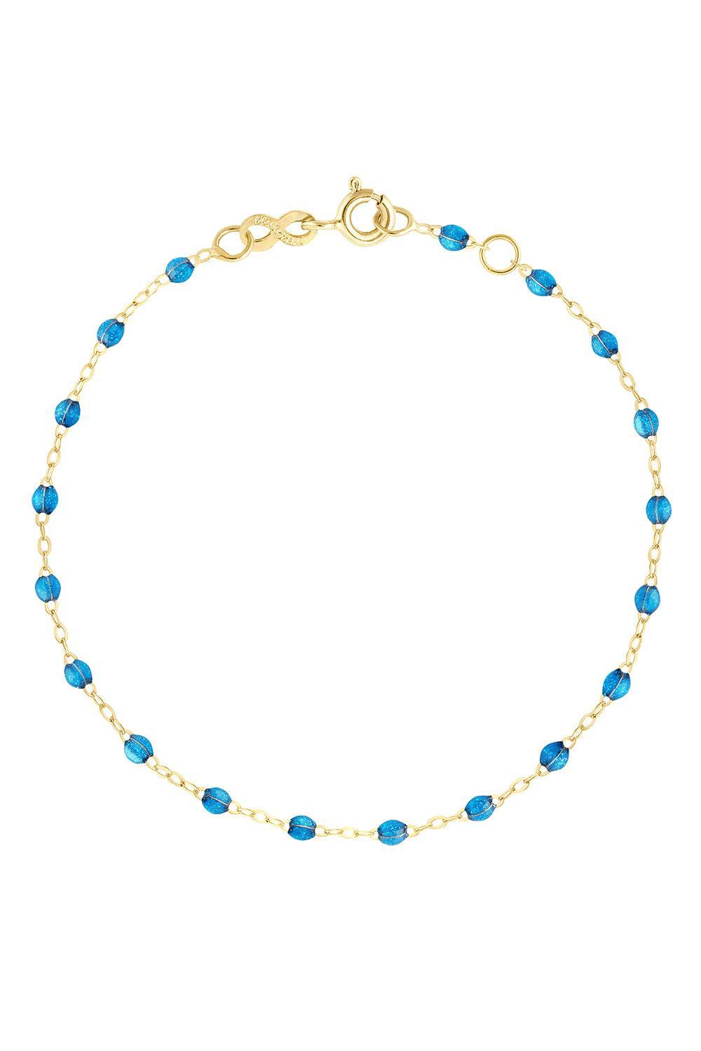 Azurite Classic Gig Bracelet - Yellow Gold-AZURITE-6.7-JEWELRYFINE JEWELBRACELET O-GIGI CLOZEAU