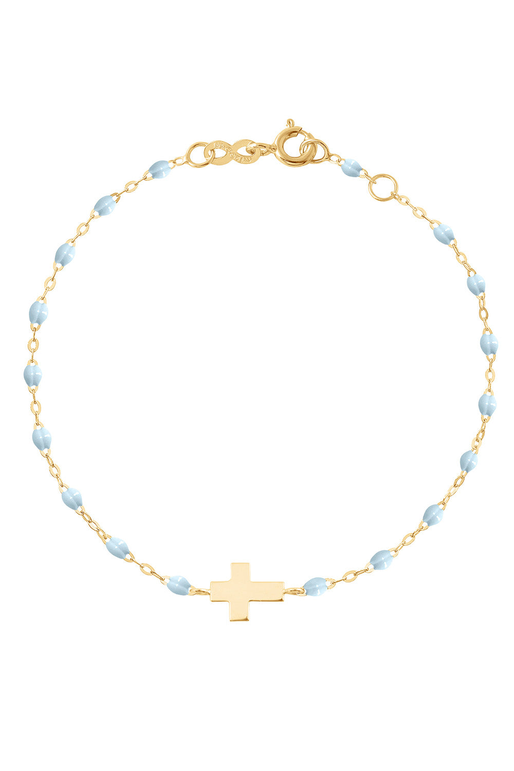 Kids Baby Blue Classic Cross Bracelet