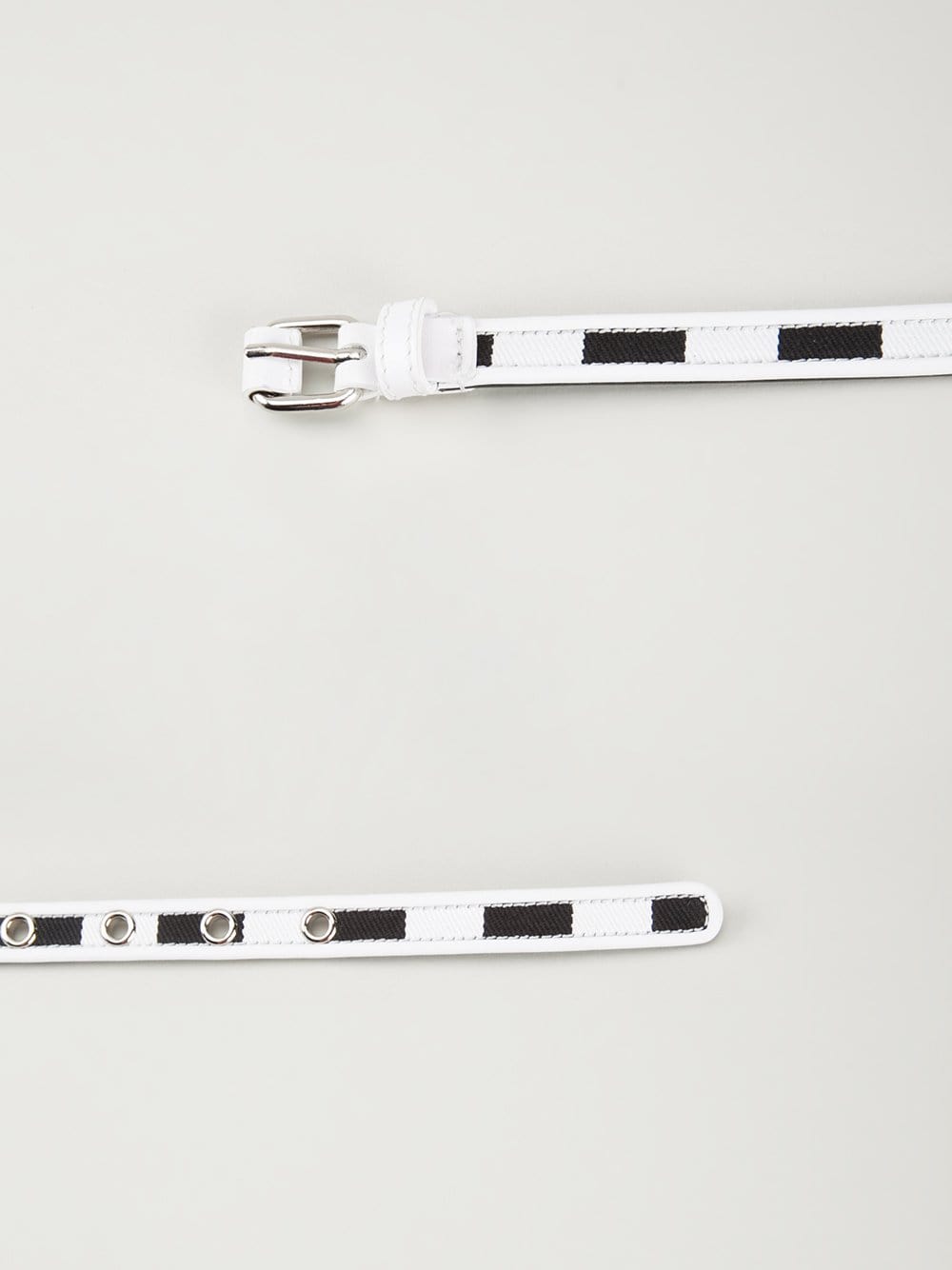 GIVENCHY-Triple Wrap Striped Belt-
