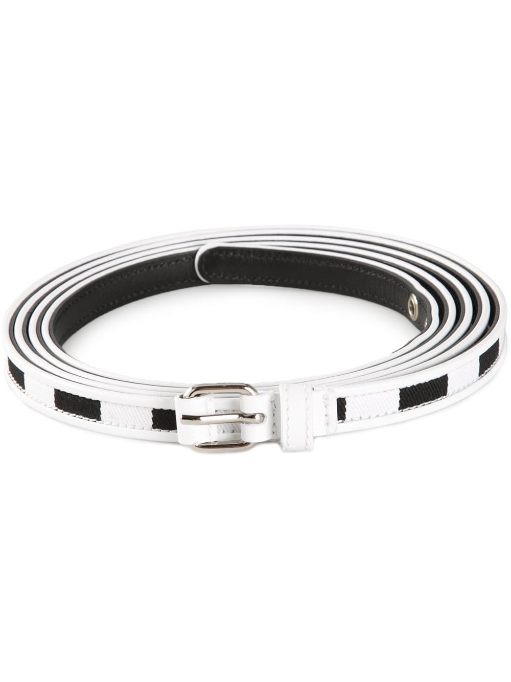 GIVENCHY-Triple Wrap Striped Belt-