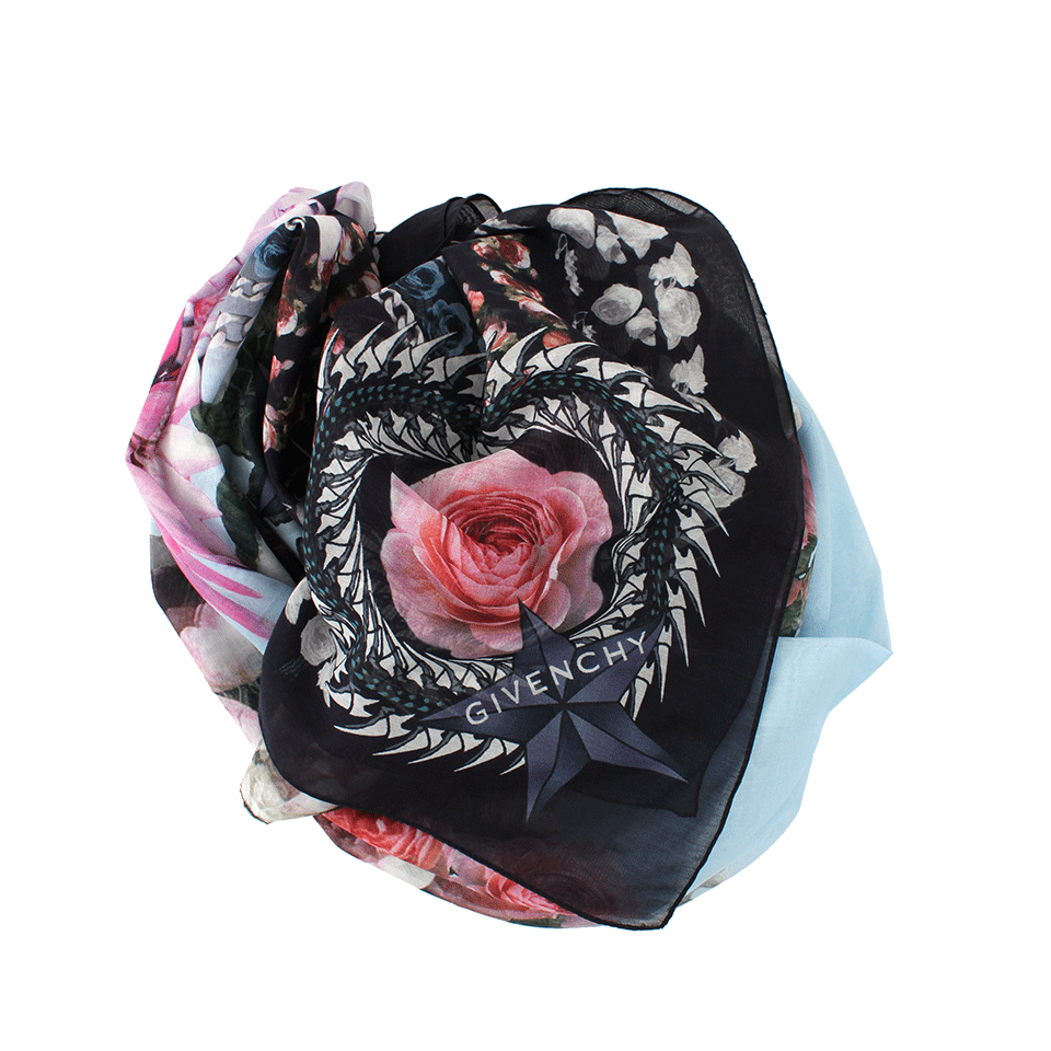 GIVENCHY-Roses And Chains Scarf-