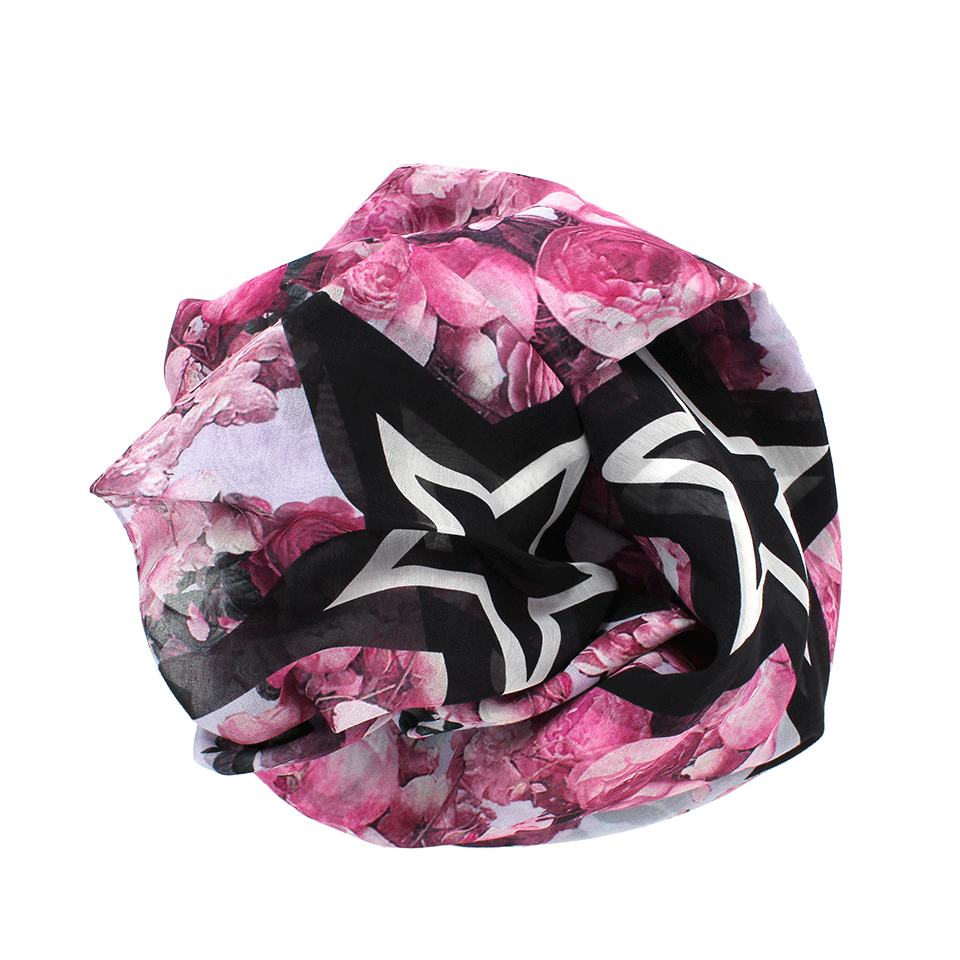 GIVENCHY-Roses And Stars Scarf-